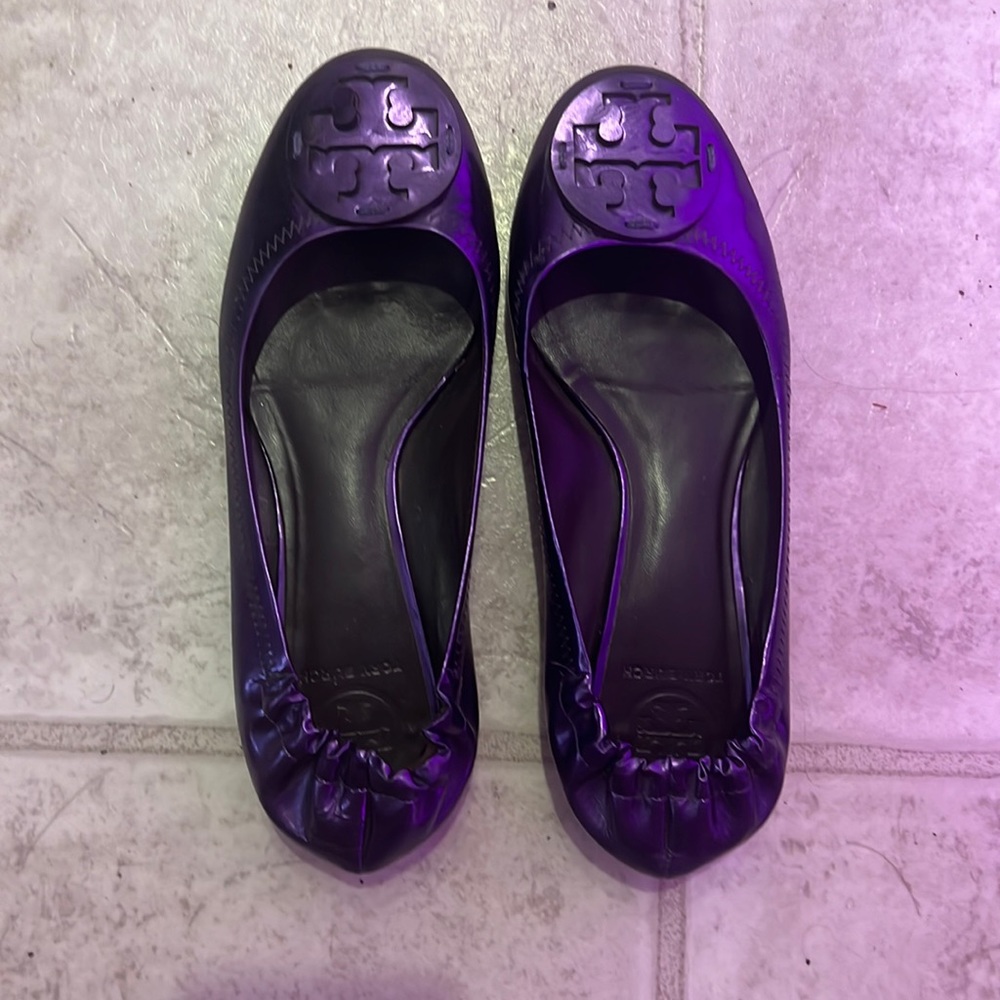Tory Burch purple flats